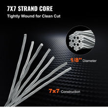 1/8 Inch 7x7 Strand T316 Stainless Steel Braided Aircraft Cable 500FT