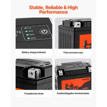 12V 7Ah LiFePO4 Motorcycle Battery Pre-Charged Maintenance-Free High Performance for ATV Motorcycle Jet Skis Scooter UTV
