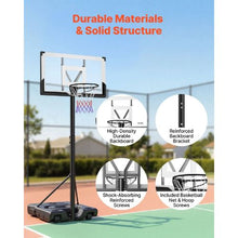 48 inch Portable Basketball Stand for Kids Teens Adults in Driveways Pools Schools