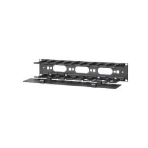 Apc Netshelter Cable Management, Horizontal Cable Manager, 1u, Single Side With Cover, Black, 483 X 44 X 110 Mm - Ar8602a