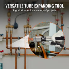 3/8" to 1-1/8" Hydraulic Tube Expander  Heads, Deburring Tool, Pipe Cutter for Copper Aluminum Steel Pipes