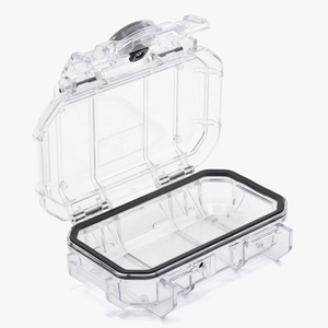 Waterproof Compact Carry Micro Clear Empty Case With Standard Latches Electronic Racks And Boxes Enclosure SE52OEM,CL