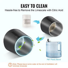 4L Water Distiller 1.05 Gallon Pure Water Purifier for Home 750W Stainless Steel Interior Countertop Distilled Water Maker -( Black)