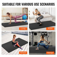 8 x 6ft Non-Slip High Density Premium Yoga Mat with Carry Bag & Strap – Ideal for Yoga Pilates & Floor Workouts for Men & Women