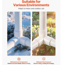 1" PVC Pipe Joints Elbow Connector 3-Way PVC Fittings (PACK of 10)