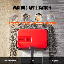 6.7 Inch Carpet Sweeper Manual Floor Sweeper with for Home Office Carpets Pet Hair Dust
