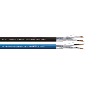 19 AWG 8P Stranded BC Shield Individual Al Tape XLPE Blue PVC RE-2X(St)Yv PiMF 300V Instrumentation Cable