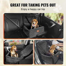 40 lbs Dog Booster Car Seat Pet Car Seat Small Dog up to for Car JBS-PCS-003-BLACK