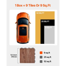12.4 x 12.4 In PP+PVC Puzzle Floor Tiles for Gym Floor and Dance Enthusiasts Training Mat HJLVT24120-52