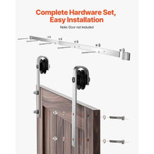 6.6FT Heavy-Duty Sliding Barn Door Hardware Kit