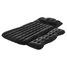 73.2x44.5x4.7 Inch Inflatable Car Air Mattress with Built-in Pump Black