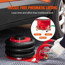 6600 lbs Triple Bag Air Jack for Cars Garages Repair ZG-G