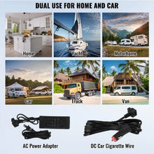 12V 15L Car Refrigerator – Single Zone Freezer -4℉ to 68℉ Adjustable 12/24V DC & 100-240V AC for Outdoor Camping & RV Use