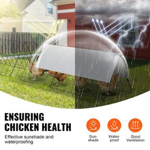 287 x 78.7 x 24.2 In Chicken Tunnel Run – Extra-Large Portable Outdoor Coop for Chickens Ducks & Rabbits