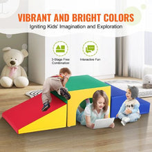 Single Tunnel Climber Playset Foam Blocks with Stairs and Ramp 3 pcs (Assorted)