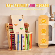 5-in-1 Pikler Triangle Set – Large Colorful Wooden Montessori Climbing Gym with Ramp & Arch (1–3 Years)