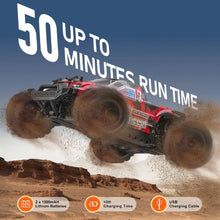 1:18 Scale RC Car 4WD Off-Road Monster Truck 45° Wheelie 36 km/h 2 Batteries for Kids 8+