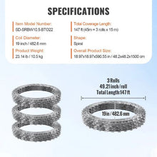 147 Ft Razor Barbed Wire and 3 Rolls Razor Wire Fencing Razor Fence For Garden SD-SRBW10.5-BTO22