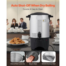 30 Cups Commercial Coffee Urn with Dripless Faucet Quick-Brewing for Catering Business Church