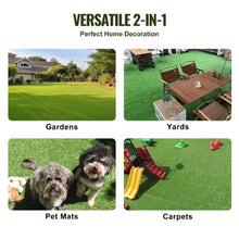 3 x 5 ft Artifical Grass  Fake Door Mat Easy to Clean For Multi-Purpose Home Indoor Entryway Scraper Dog Mats