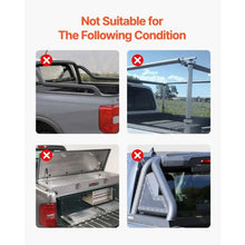 Tri-Fold Truck Bed Tonneau Cover for 2016-2023 Toyota Tacoma 5' Bed (60.5") 400 lbs Load Capacity LED Light Quick Folding Black – Fits 5.0' x 4.6' Inside Bed