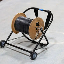 26" Wide Steel Cable Caddy with Wheels and Pull Strap CC-2726WS