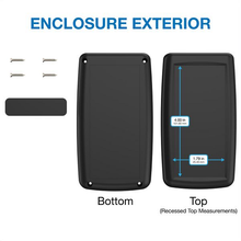 Mother Board Fixing Storage Box Black ,Hand Held Enclosure With Removable End Panel H65BK
