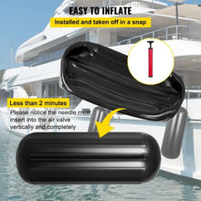 10" x 28" Boat Bumpers for Docking Inflatable Ribbed Fender BF10X28W
