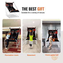 82 x 44 x 81 In  Foldable 2-Player Basketball Arcade Game with Electronic Scoreboard for Kids Adults