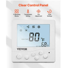 13500 BTU RV Rooftop Air Conditioner Non-Ducted RV AC Unit 65 dB Quiet Air Distribution Box for Campers Vans & Trailers (White)