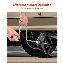 9000 lbs RV Leveling Scissor Jacks Set of 4 with Crank Handle