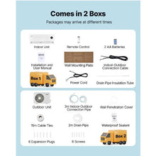 9000 BTU Mini Split AC & Heater 19 SEER2 Inverter 230V for Up to 450 Sq. Ft.