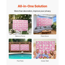 15x15 Inch 3D Flower Wall Panel for Wedding Valentines Day Home Baby Party Backdrop Decor,Pink