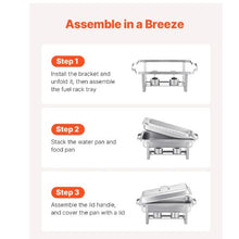 8-Qt Deep Commercial Table Pan For Catering Storage Food HZ8-4 (Pack of 4)