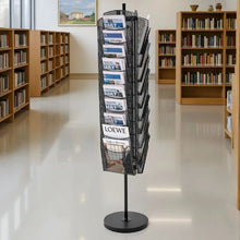 i30 Pocket Rotating Magazine Rack Floor Dsplay Stand HS-Z38