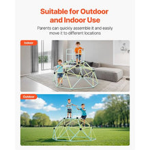 6FT Geometric Dome Climber for Kids 600LBS Capacity Easy Assembly Indoor/Outdoor Jungle Gym for Boys & Girls 3-10 Years Old