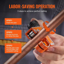 Heavy Duty Mini Copper Pipe Cutter with High-Speed SKD Blade for Copper Aluminum Galvanized Plastic Pipes