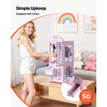 Claw Prize Machine with Lights & Sound – Arcade Style for Commercial Home Parties Cinema Pink