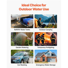 264.2 Gallon Collapsible Water Storage Bladder Leakproof Tear-Resistant PVC Water Tank for RV Truck & Outdoor Use