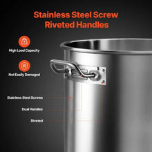 36 QT Stainless Steel Stockpot Cooking Basket for Kitchen SP36QT324206S