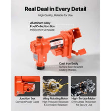 12V DC 20 GPM Fuel Transfer Pump with Manual Nozzle & Hose for Diesel Gasoline Kerosene & Biodiesel