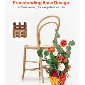 Orange Floral Centerpieces Freestanding Flower Arrangements for Wedding JN-PJ-01 (Pack of 4)