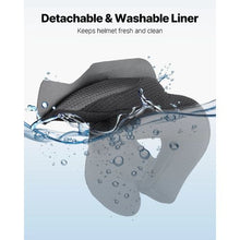 Motocross 3/4 Open Face Motorcycle Helmet, DOT Certified (Matte Black, XL)