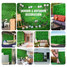 24 x 16 Artificial Boxwood Panel  for Decor Privacy Fence Indoor Outdoor Garden Backyard