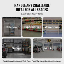 48 In Aluminum Dunnage Rack 1000 lbs Capacity – All-Welded, for Restaurants, Kitchens and Garages ( Assembled Type)