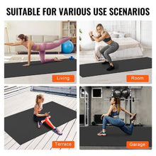 10 x 6ft Non-Slip High Density Premium Yoga Mat with Carry Bag & Strap – Perfect for Yoga Pilates & Floor Workouts for Men & Women