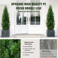 60 Inch Topiary Tree Faux Plant UV Decor Indoor and Outdoor Artificial Cedar SM-BS-150 (Pack of 5)