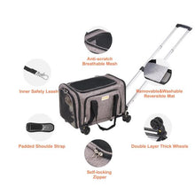 25 lbs Cat with Dog Carrier and Folding for Pet's JW-XB21212517(8A04CJ-C3