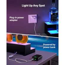 20 Inch LED Lighted Liquor Bottle Display with 2 Tiers Remote & App Control