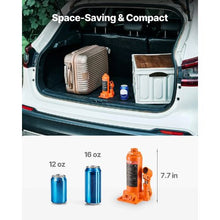 6 Ton Hydraulic Long Ram Capacity with Single Piston Pump and Clevis for Garage & Shop